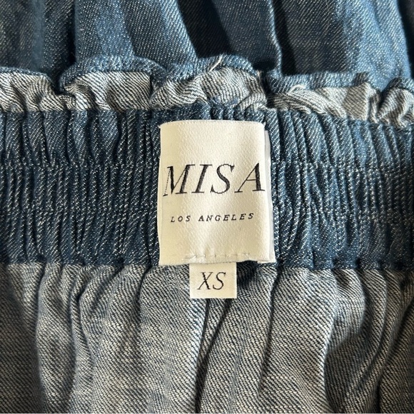 Misa Los Angeles Violeta Off The Shoulder Dress in Chambray sz XS - Picture 5 of 5